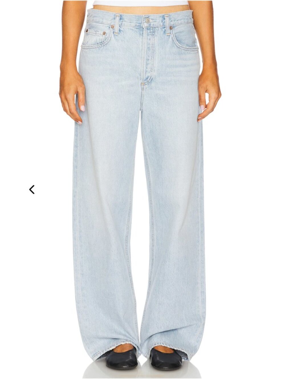 Agolde Low Slung Baggy - Spark - size 26
